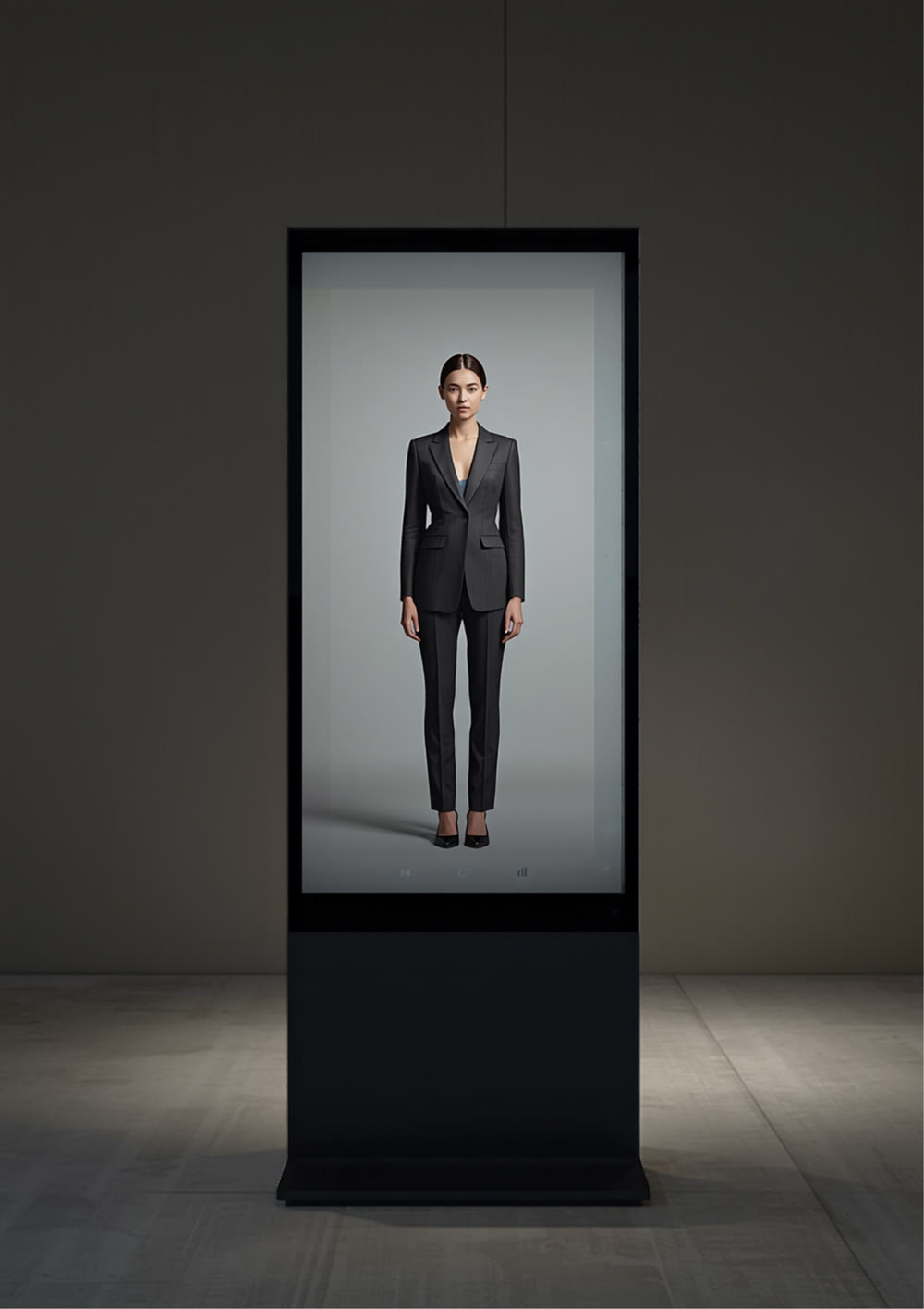 Concept render: the Retail AI mirror build.